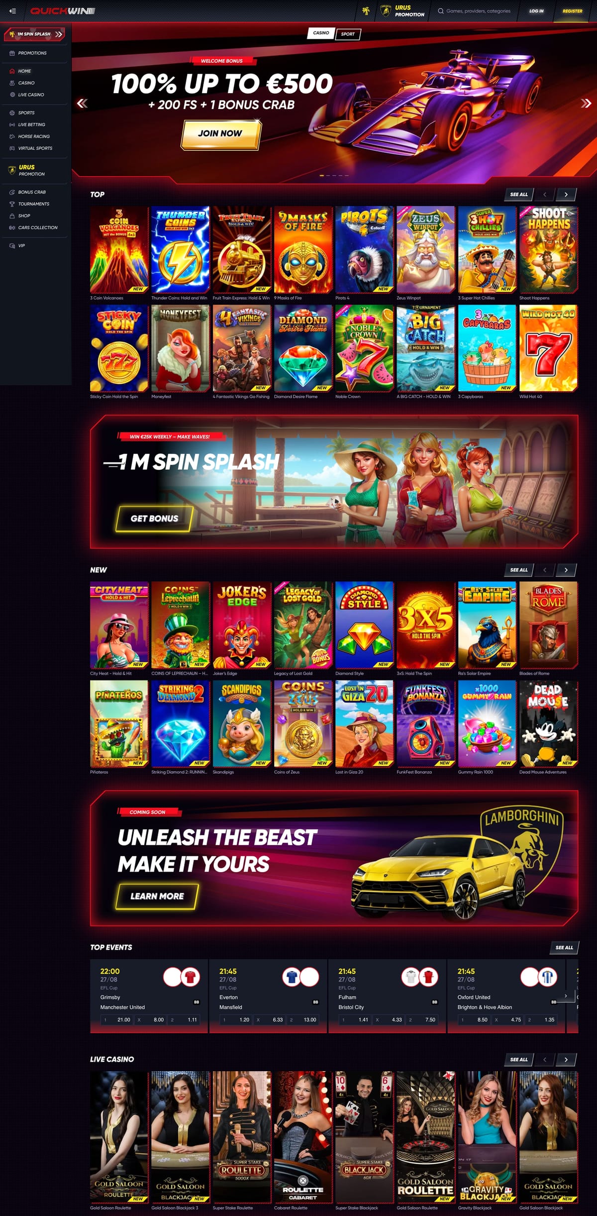 Access your legal Canadian casino account.